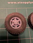 Garage Sale   T37 Drive Tires with 6 Spoke (Mack Style Hubs) Hubs Drive set 4 dual sets & Mack Style Steers