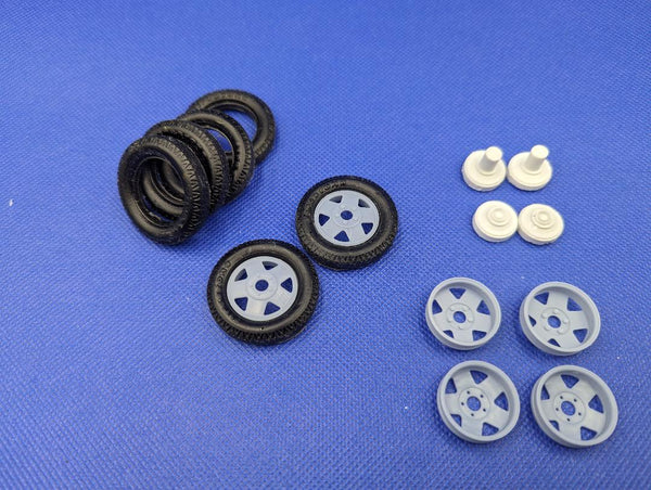 W37 1/25 Ford BB Wheel & Tire Set