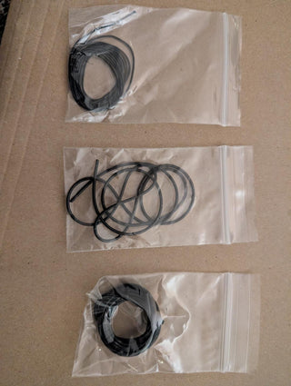 Hydraulic rubber hose/line 3 sizes 1, 1.5 & 2MM x 24"