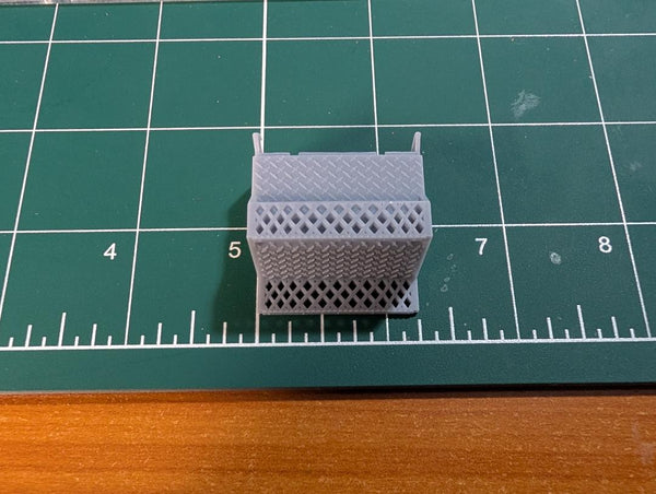 Battery Box 3D Printed   1  Box/Pack    1/25 Scale                                         Tamks Boxes Section