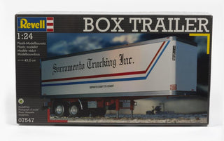 REVELL  07547     SACREMENTO  BOX TRAILER   1/24 SCALE FADED BOX