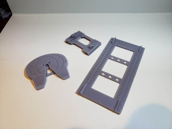 Fifth whL and sliding plate  1/25 scale  3 D  Chassis mount