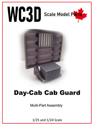 CAB Guard w/Chain Box  (Unpainted) 3D