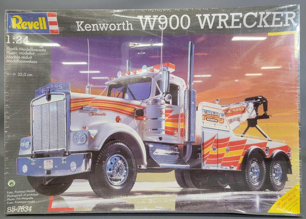 REVELL KENWORTH W900 WRECKER  1/24 SCALE  REVELL#07509