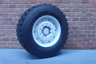 W62  1/25 24.5" 10 Hole Wheels w/ Wide Float Tires