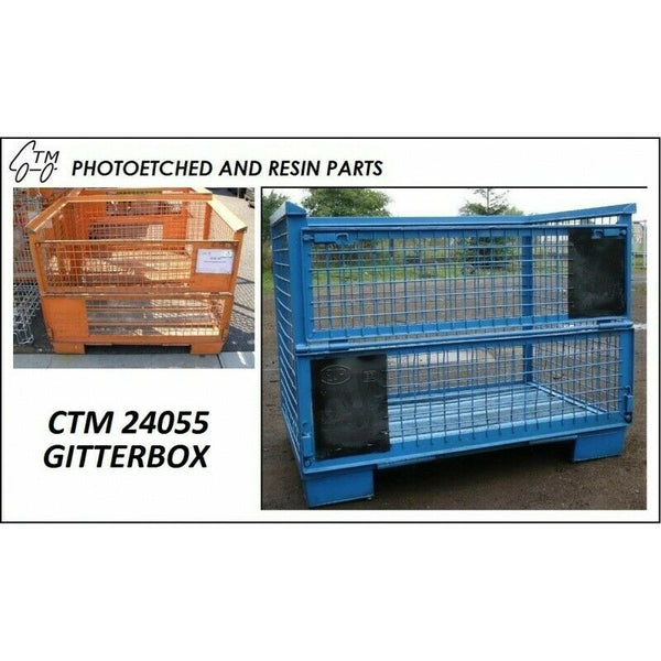 GITTERBOX TOOL AND LOAD SUPPORTS CAGE PHOTOETCHED   1/25  CTM24055