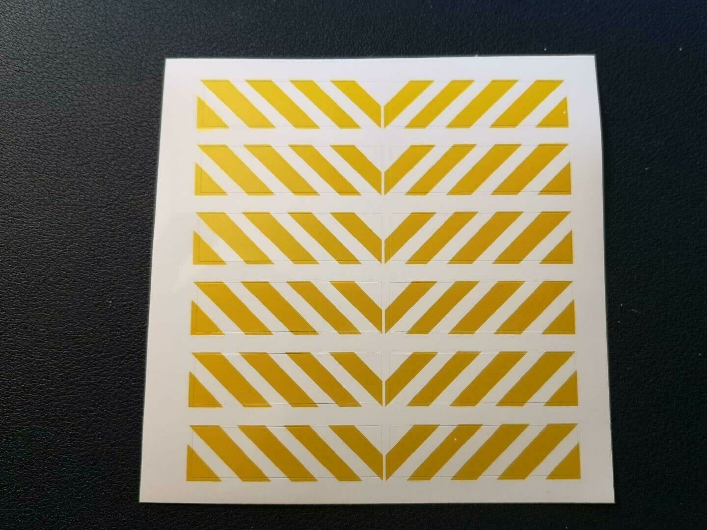REAR SAFETY S DECALS YELLOW INK 6 /SHEET 1/24-1/25 | ST Supply Co. Ltd.