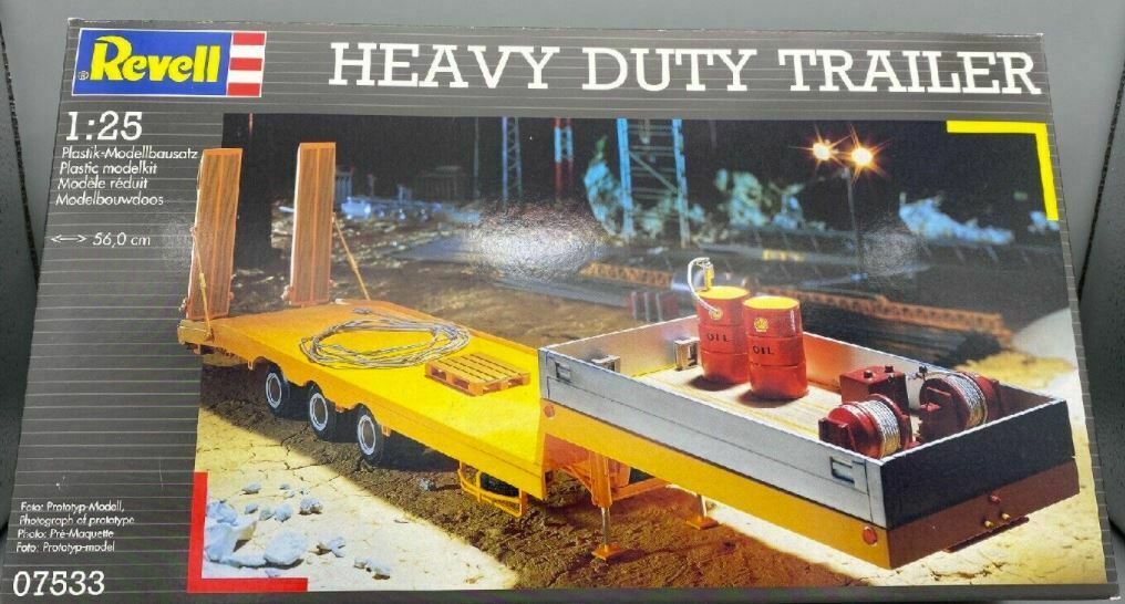 Maquette Revell Heavy Tank Trailer N7520 - échelle 1/25 - Occasion