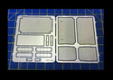 TRUCK TOOL BOX   PHOTOETCHED TREADPLATE DESIGN 1/24 OR 1/25 SCALE