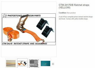 HAND RATCHET STRAP Kit   YELLOW STRAPS  4 RATCHETS/KIT  1/25 - ST Supply Company