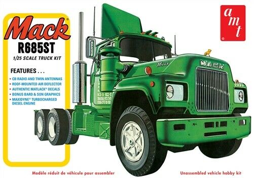 1/25 SCALE MACK R685ST TANDEM TRACTOR MODEL TRUCK KIT - ST Supply Company