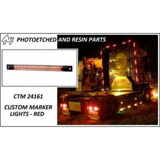 RED LED LIGHT STRIPS  VERY NICE DETAIL,,  CTM 24161     1/24 - 1/25 SCALE - ST Supply Company