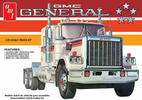 1/25 SCALE GMC GENERAL TANDEM TRACTOR MODEL TRUCK KIT AMT1272