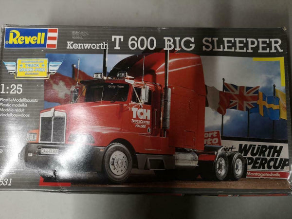 1/25 SCALE REVELL T600 KENWORTH CONVENTIONAL  MODEL TRUCK KIT  #7531
