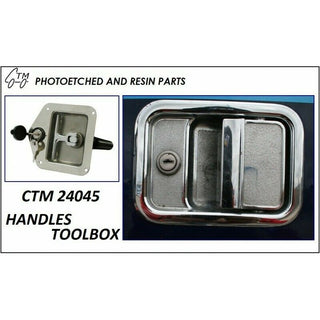 CTM24045  Toolbox LATCHES  HANDLES  1/25  PHOTOETCH 2 styles as in pics