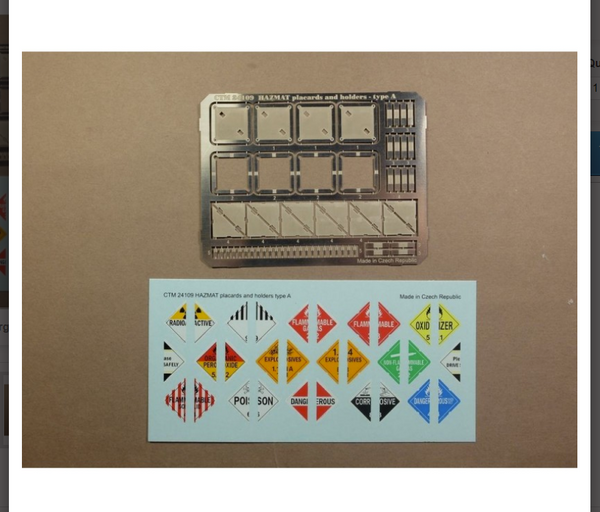 PLACARDS AND DECALS FOR HAZARD LOADS  1/25 - ST Supply Company
