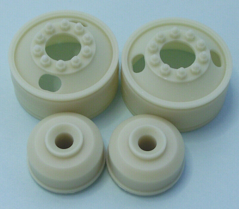 22 , 2 Hole BUDD Wheels Set 1/25 scale Wheels and Hubs 3D printed 10