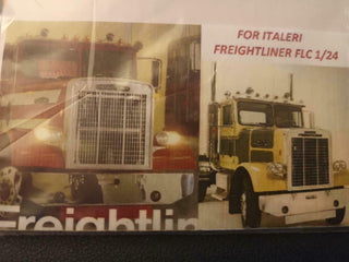 FREIGHTLINER FLC PHOTO ETCH GRILL AND EMBLEMS  WHITE OR FREIGHTLINER  cab hood
