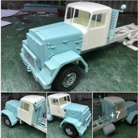 AUSLOWE  ALASKAN HAULER KENWORTH CONVERSION KIT  Hood and accessories,   1/25