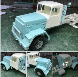 AUSLOWE  ALASKAN HAULER KENWORTH CONVERSION KIT  Hood and accessories,   1/25