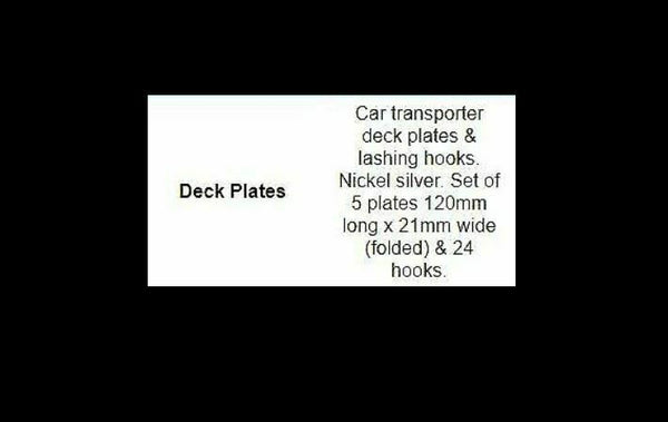 Kit Form Services PE67  PHOTOETCHED DECK PLATES SEE PIC   1/24-1/25 SCALE