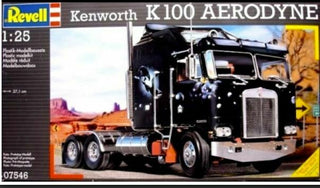 1/25 SCALE REVELL KENWORTH K100 AERODYNE MODEL TRUCK KIT  #07546