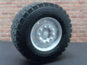 W50   1/25 22.5" 10 Hole Wheels w/ Float Tires