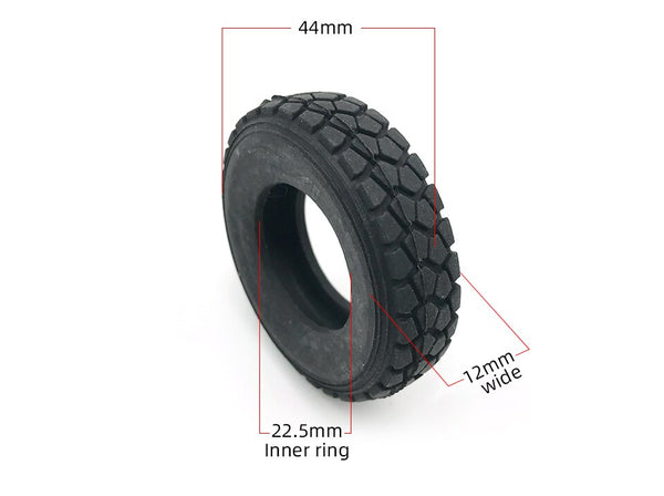 10 pack  (5 Pairs)        1/25 SCALE    24"   RUBBER REAR TIRES  DEEP/HIGH TREAD