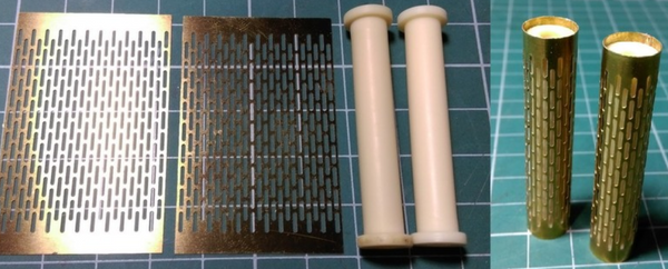Stack Eshaust Patterns Exhaust Muffler and Stacks Slot Pattern in Shield 1 Pair | ST Supply Co ...