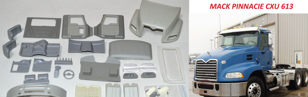 MACK PINNACLE  CXU613  1/24 Scale      Resin Cab Kit
