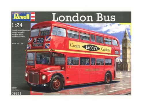 REVELL 07651    LONDON DOUBLE DECKER BUS  1/24 SCALE