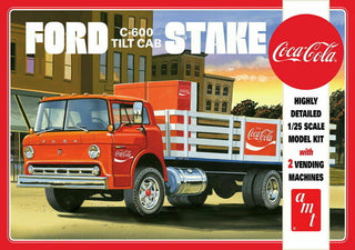 AMT FORD C600 STAKE TRUCK COCA COLA   1/25 SCALE SEALED KIT