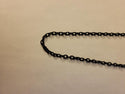 BLACK 2" SCALE TOW CHAIN   (12 LINKS PER INCH)  NICE OVAL SHAPE