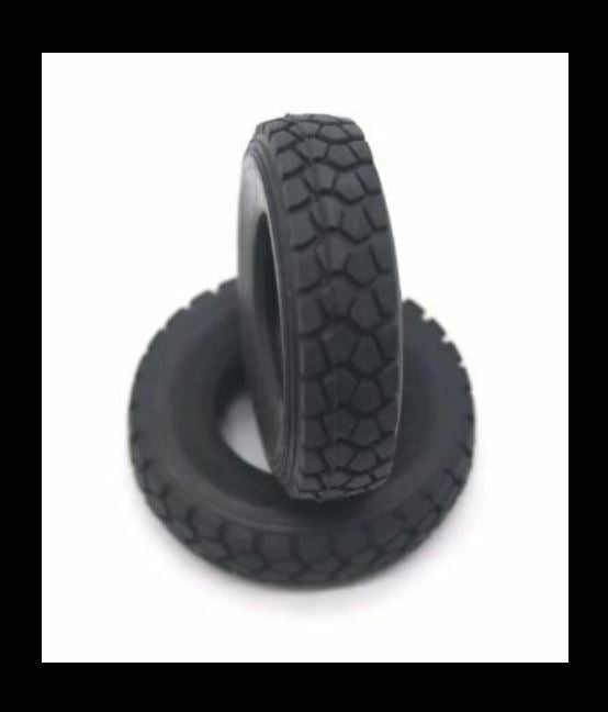 1/25 SCALE    24"   RUBBER DRIVE TIRES  DEEP TREAD 1 PAIR - ST Supply Company