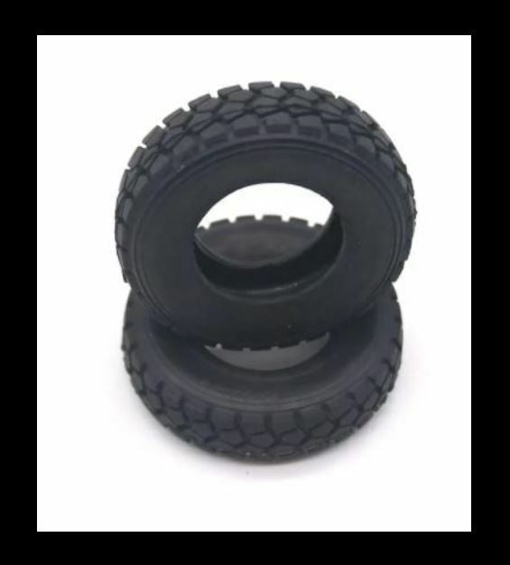 1/25 SCALE    24"   RUBBER DRIVE TIRES  DEEP TREAD 1 PAIR - ST Supply Company
